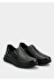 Black Leather Men's Shoes - 2