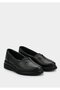 Black Leather Women's Shoes - 2