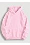 Lip Printed Oversized Women's Hooded Sweatshirt - 2