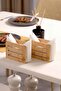 Bamboo Rectangular 2-Piece Napkin Holder - 5