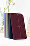 2027 Year Weekly Linen 9X17 cm Pocket Agenda 12 Months Burgundy