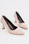 Textured Pointed Toe Thin Heeled Stiletto Women's Shoes
