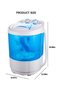 Small Household Shoe Washing Machine 360° Cleaning Safe Material For Shoes - 4
