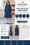 Girls' Long Sleeve Denim Dress Shirt Collar Buttoned Belted Pocketed Jean Dress 11-16 Years - 5
