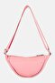 Women Rounded Shoulder Bag, Pink - 3