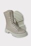 Winter Side Zipper Long Women's Boots Beige - 5