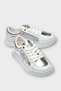 Women's Star Detail Stylish Sneaker Shoes White - Silver - 3