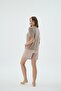 17339 Women's Velvet Shorts Set - 3