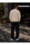 Men's Good Things Take Time Typography Printed Crew Neck Regular Fit Men's Tracksuit Set /Straight Leg Bottom - 2