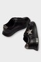 Women's Star Detail Stylish Sneaker Shoes Black - 4