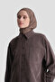 Buttoned Lyocell Tunic Bitter Brown - 6