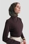Drape Badi Bitter Brown with Accessories - 3