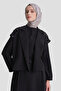 Stone Detailed Vest Dress Set Black - 6