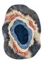 Sdt Agate Patterned Modern Woven Base Decorative Carpet Sdtamour4135