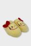 Hellokitty Figured Warm Winter Women's House Slippers Yellow - Red - 3