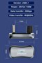 قطعتان 180 °   محول USB-C، بزاوية 180 درجة، ذكر إلى أنثى، 20 جيجابت في الثانية، PD 140 واط لـ Steam Deck، Switc - 6
