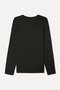 Men's Anthracite Crew Neck Long Sleeve T-Shirt - 2