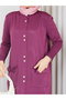 Cold Yarn Bow Pocket Detailed Jacket - 3