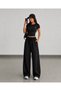 Winter 2-Piece Black and Gray Women's Cotton Sweatpants Set - Two Yarns Soft Textured - 5