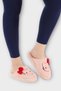 Warm Winter Women's House Slippers with Hellokitty Figure Pudra-Red - 4