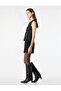 Slim Fit Crew Neck Sleeveless Buttoned Tweed Vest - 3