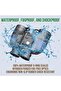 Deep Sea Waterproof Floating Binocular w/Internal Rangefinder & Compass, Blue, 7x50mm (AB1079 - 5