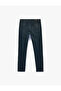 Regular Waist Cotton Skinny Jean Pants with Pockets - Michael Jean - 6