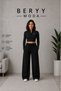 2-Piece Black and Gray Women's Flexible Waist Sweatpants - Loose Leg Casual Sports Sweatpants - 5