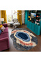 Sdt Agate Patterned Modern Woven Base Decorative Carpet Sdtamour4135 - 3