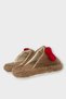 Warm Winter Women's House Slippers with Hellokitty Figure Brown - Red - 5