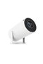 Portable Smart Projector with Adjustable Angle Stand – Compact Full HD Multimedia Projector Featuring Clear Projection, Convenient Remote Control, Easy Setup, Stylish White Design, Perfec