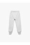 Girl's Basic Jogger School Sweatpants with Ruffle Pocket Detail