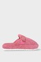 Fluffy, Doesn'T Make Noise, Eva Sole Buckle Women's House Slippers Dried Rose