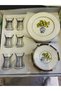 Porcelain Tea and Cake Set Embossed