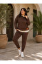 All-Day Comfort - Women's Long Sleeve Reverse Stitching Look Detailed Double Large Size Set - 2