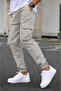 Men's Cargo Pants Jogger Cargo Pants with Pockets Lycra Elastic Waist and Cuffs - 2
