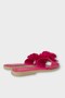 Women's Rose Flower Gift Bundle Dowry Slippers Fuchsia - 7