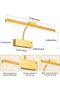 Wireless Picture Light with Remote Control, Battery Operated Painting Light with Dimmable & Timer,18 - 7