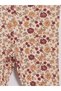 Lcw Baby Beige Floral Baby Girl Set - 7