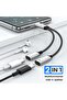 محول USB C، موصل ذكر إلى أنثى مزدوج، محول شحن متعدد المنافذ لأجهزة ماك وإكس بوكس ون - 5