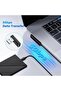 محول USB بزاوية 90 درجة من OSHIMA، عبوة من 4 قطع، محول تمديد بزاوية قائمة، ذكر إلى أنثى، USB 3.2، 10 جيجابت في الثانية - 3