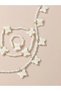Girls White Butterfly Charm Pearl Necklace, Bracelet and Ring Set - 8