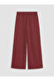 Burgundy Heart Printed Girls' Set - 5