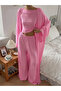 Women's Breathable Comfortable Fabric 3 Piece Nightgown Pajamas Set - 3