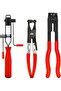 3Pcs Universal Auto CV Joint Boot Clamp Pliers Tool Set, Includes Banding with Cutter, CV Joint Boot