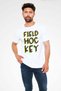 Field Hockey Printed Unisex White T-Shirt - Tshirt - 2
