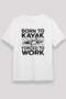 Paddle Printed Unisex White T-Shirt - Tshirt