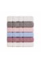 Eloria 6 Pieces Towels 50X85 cm Cotton Hand and Face Towels - 3