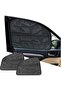 2PCS Car Side Window Sunshades, Magnetic Vehicle Front Window Shade Sunscreen, Mesh Auto Blocking Su