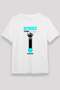 Bowling Printed Unisex White T-Shirt - Tshirt